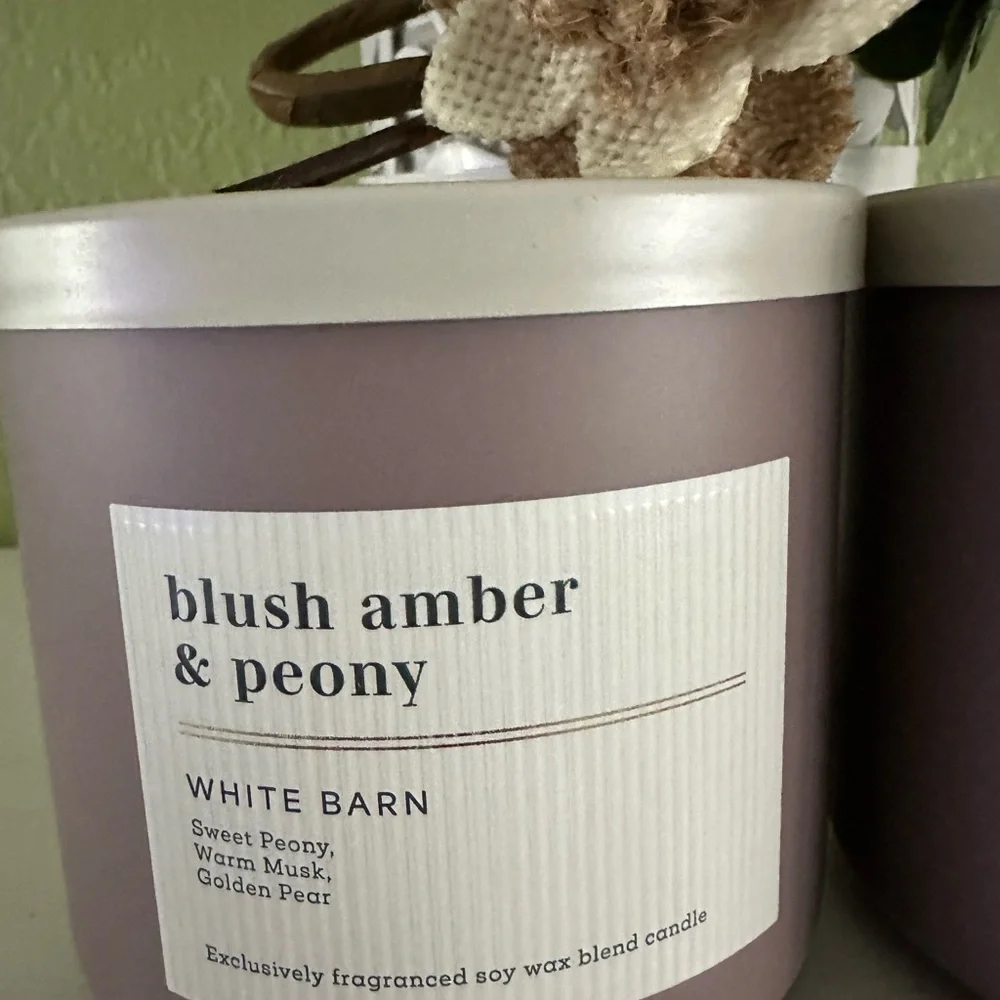 White Barn Blush Amber & Peony Candle Bundle - Purple - Picture 2 of 2